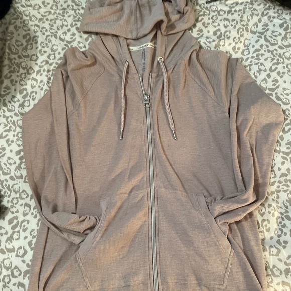 WOMANS CALVIN KLIEN FULL ZIP HOODIE - Picture 1 of 3